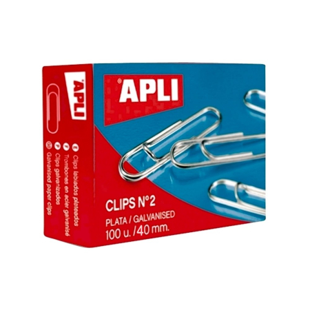 Accesorii pentru birou - Agrafe pentru birou Apli, 40 mm, zincate, 100 bucati/cutie