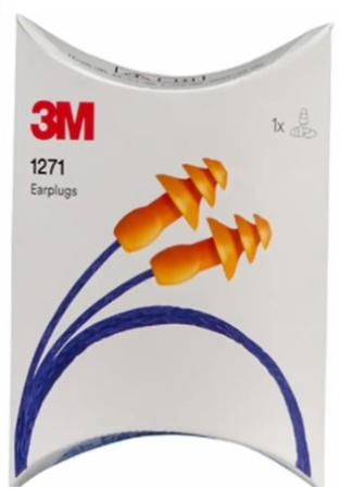 Antifoane interne 3M 1271, reutilizabile, cu snur [1]
