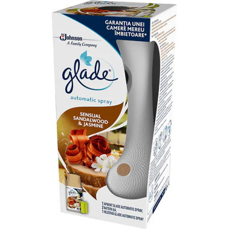 Odorizante - Odorizant automat Glade, Automatic, cu rezerva Sandalwood 269 ml