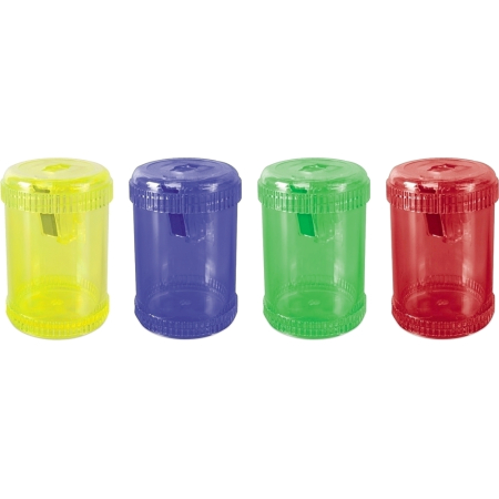 Rechizite scolare - Ascutitoare plastic Donau, cu container