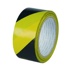 Produse curatenie pentru birou - Banda adeziva 48mm x 20m, pentru avertizare, Q-Connect Safety Warning - negru/galben