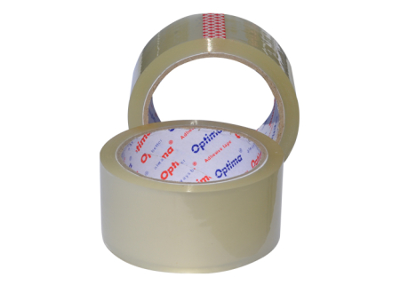 Produse curatenie pentru birou - Banda adeziva 48mm x 66 y, 45 microni, Optima - transparent