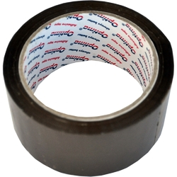 Produse curatenie pentru birou - Banda adeziva 72mm x 66 y, 38 microni, Optima - maro