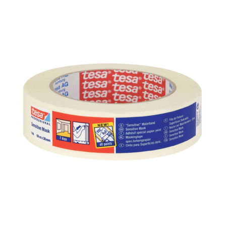 Produse curatenie pentru birou - Banda adeziva pentru mascare Tesa, 19 mm x 50 m