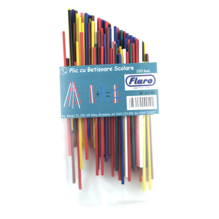 Rechizite scolare - Betisoare scolare, 100 buc/set