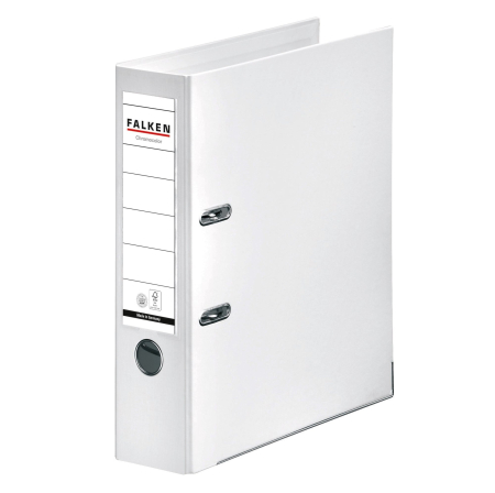 Organizare si arhivare - Biblioraft Falken Chromocolor, 80 mm, alb