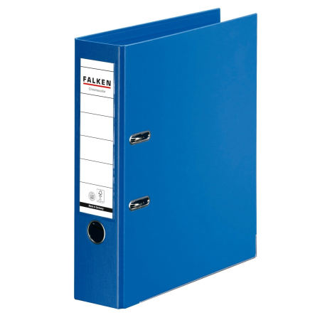 Organizare si arhivare - Biblioraft Falken Chromocolor, 80 mm, albastru