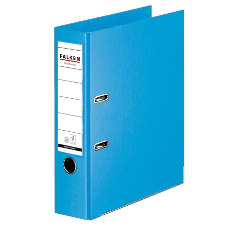 Organizare si arhivare - Biblioraft Chromocolor Falken, 80 mm, albastru deschis