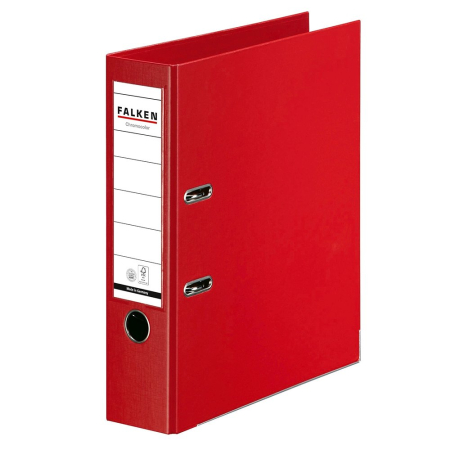 Organizare si arhivare - Biblioraft Falken Chromocolor, 80 mm, rosu