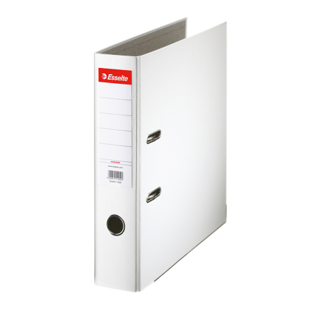 Organizare si arhivare - Biblioraft Esselte Economy, PP, A4, 75 mm, alb