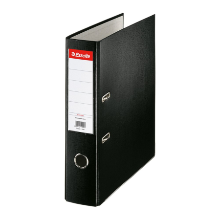 Organizare si arhivare - Biblioraft Esselte Economy, PP, A4, 75 mm, negru