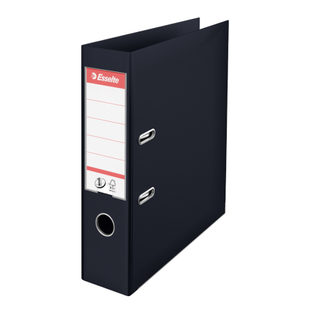 Organizare si arhivare - Biblioraft Esselte No.1 Power, PP/PP, A4, 75 mm, VIVIDA negru