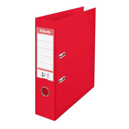 Organizare si arhivare - Biblioraft Esselte No.1 Power, PP/PP, A4, 75 mm, VIVIDA rosu