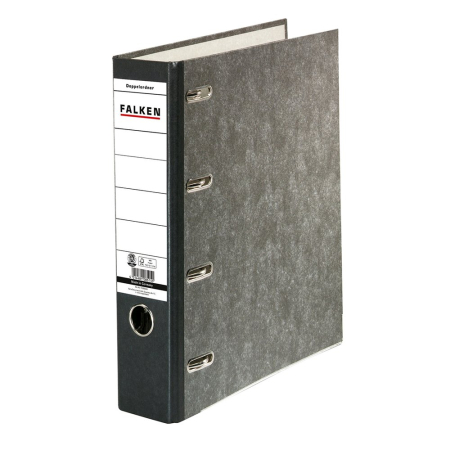 Organizare si arhivare - Biblioraft Falken cu 2 mecanisme, 70 mm, marmorat