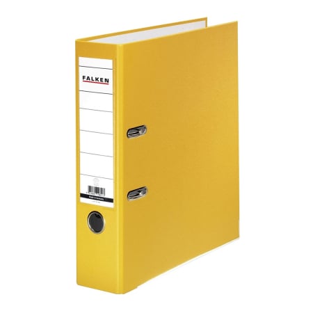Organizare si arhivare - Biblioraft Falken plastifiat, 50 mm, galben