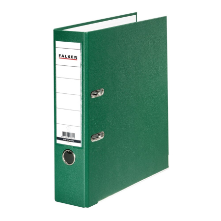 Organizare si arhivare - Biblioraft Falken plastifiat, 50 mm, verde