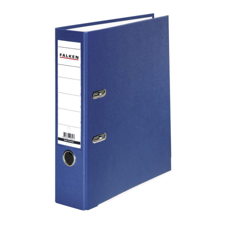 Organizare si arhivare - Biblioraft Falken plastifiat, 80 mm, albastru