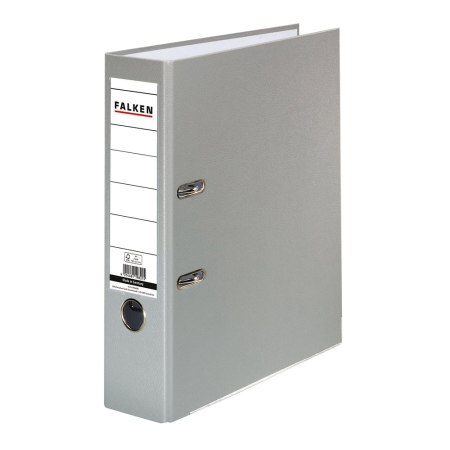 Organizare si arhivare - Biblioraft Falken plastifiat, 80 mm, gri