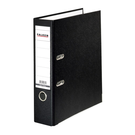Organizare si arhivare - Biblioraft Falken plastifiat, 80 mm, negru