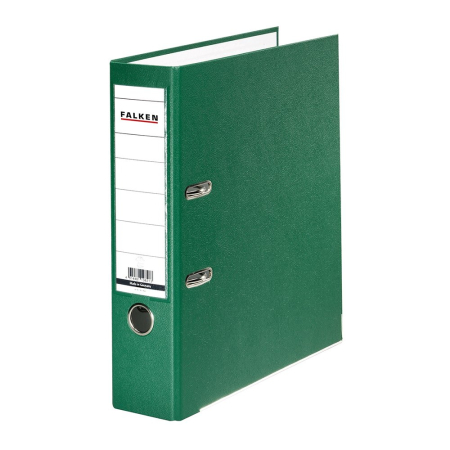 Organizare si arhivare - Biblioraft Falken plastifiat, 80 mm, verde