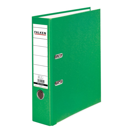 Organizare si arhivare - Biblioraft Falken plastifiat, 80 mm, verde deschis