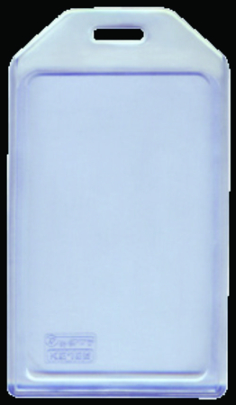 Comunicare si prezentare - Buzunar PVC flexibil, pentru ID carduri,  54 x  85mm, vertical, 5 buc/set, KEJEA - transparent