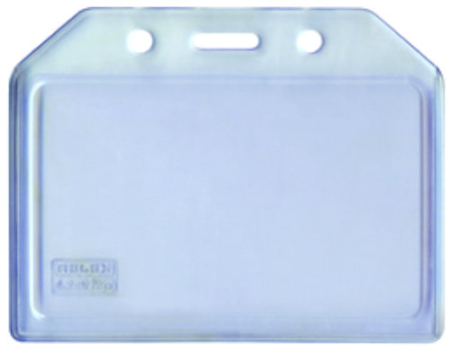 Comunicare si prezentare - Buzunar PVC flexibil, pentru ID carduri,  85 x  54mm, orizontal, 5 buc/set, KEJEA - transparent