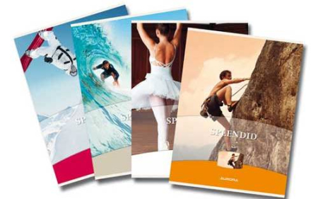 Caiete de birou - Caiet A4, 60 file - 80g/mp, liniat stanga, coperta imagini sport, AURORA Splendid - matematica