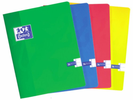 Caiete si coperti - Caiet A5, OXFORD School, 36 file - 90g/mp, liniat stanga - dictando