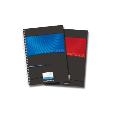 Articole din hartie - Caiet cu spirala, A4, 50 file - 90g/mp, coperti carton lucios, AURORA Mano - matematica