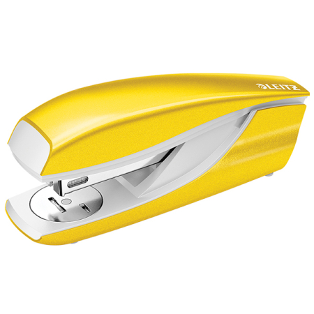 Accesorii pentru birou - Capsator Leitz 5502, 30 coli, metalic, portocaliu metalizat