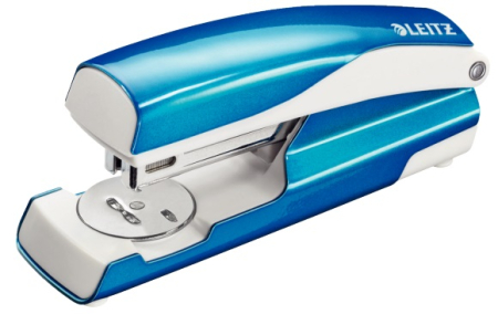 Capsatoare si decapsatoare - Capsator metalic, 30 coli, LEITZ 5502 - albastru metalizat