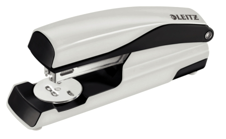 Accesorii pentru birou - Capsator metalic, LEITZ WOW 5502 NeXXt Series, cutie, 30 coli - alb perla