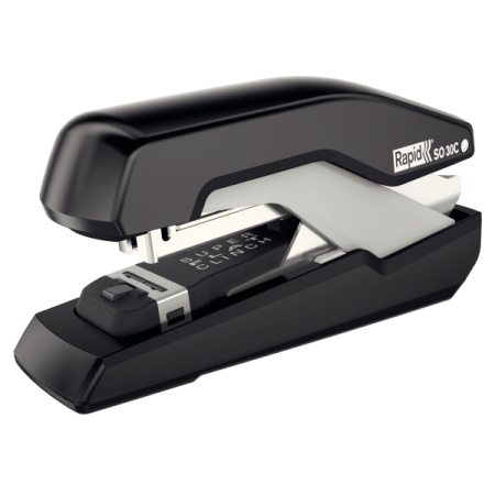 Accesorii pentru birou - Capsator Rapid Supreme Omnipress SO30C Half Strip, 30 coli - negru