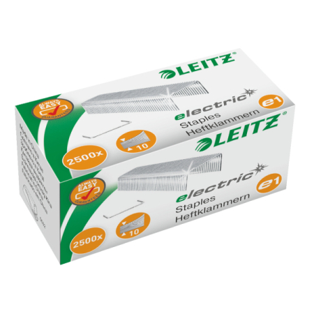 Accesorii pentru birou - Capse LEITZ e1 pentru capsatorul electric LEITZ 5532, 2.500 buc/cutie