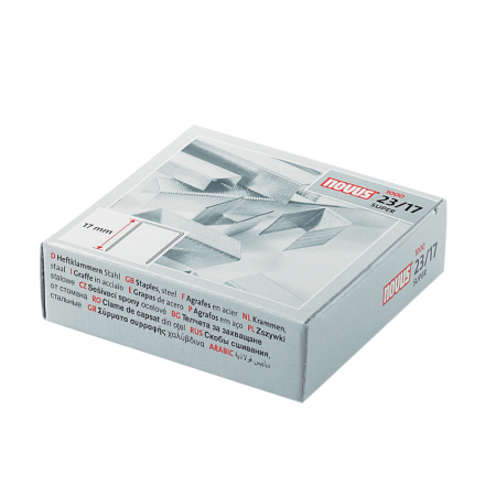 Accesorii pentru birou - Capse Novus, 23/17 SUPER, 1000 bucati/cutie