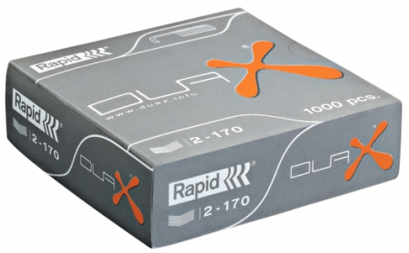 Accesorii pentru birou - Capse RAPID, 1000 buc/cutie - pentru capsator RAPID Duax