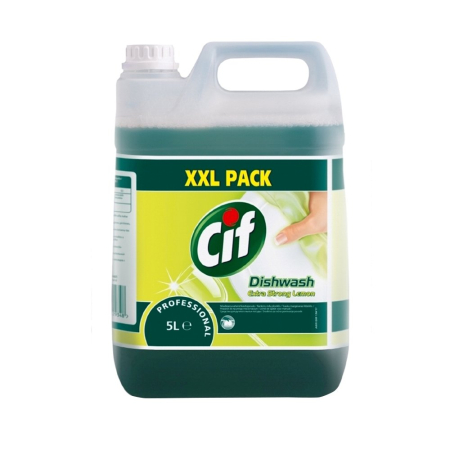 Produse curatenie pentru birou - Cif detergent de vase super concentrat cuaroma de lamaie, 5 l