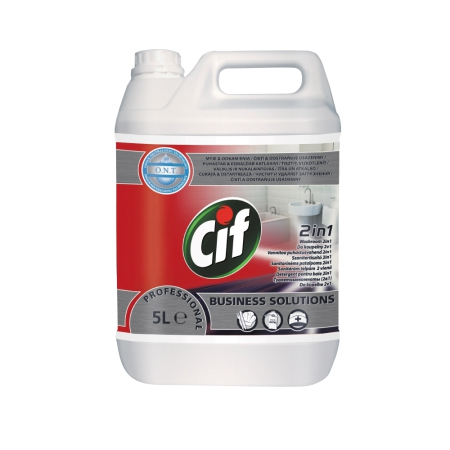 Detergenti pentru baie - Cif detergent pentru baie 2 in 1, 5 l