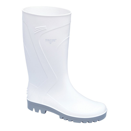 Echipamente de protectie - Cizme PVC, Sir Safety, Hercules SRC, alb, marimea 41