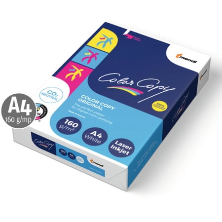 Articole din hartie - Color Copy, A4, 160 g/mp, 250 coli/top