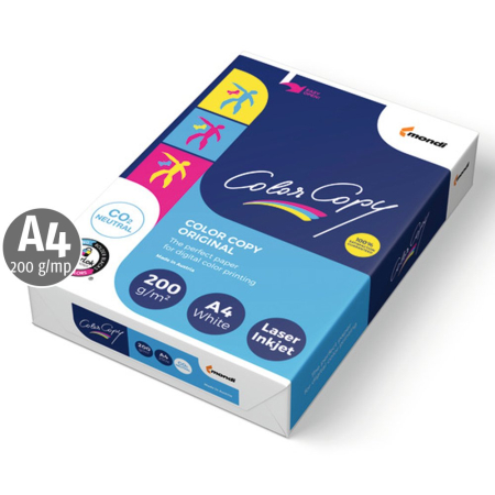 Articole din hartie - Color Copy, A4, 200 g/mp, 250 coli/top