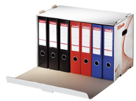 Organizare si arhivare - Container arhivare bibliorafturi, deschidere laterala, ESSELTE