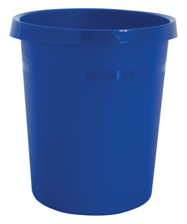 Produse curatenie pentru birou - Cos de birou pentru hartii, 18 litri, HAN Grip - albastru