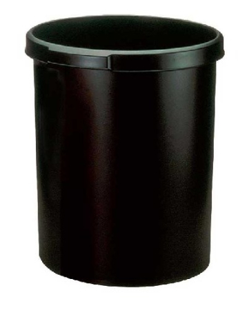 Produse curatenie pentru birou - Cos de birou pentru hartii, 18 litri, HAN Grip - negru