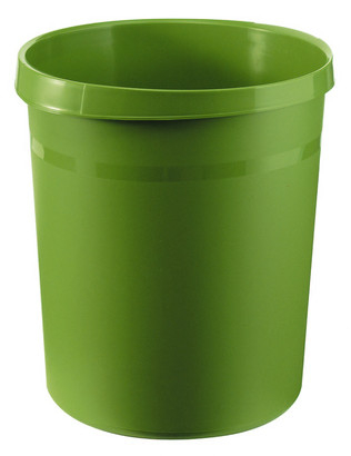 Produse curatenie pentru birou - Cos de birou pentru hartii, 18 litri, HAN Grip - verde