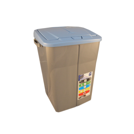 Cosuri pentru colectare selectiva - Cos Ecobin pentru colectare selectiva a deseurilor, 45 l, albastru