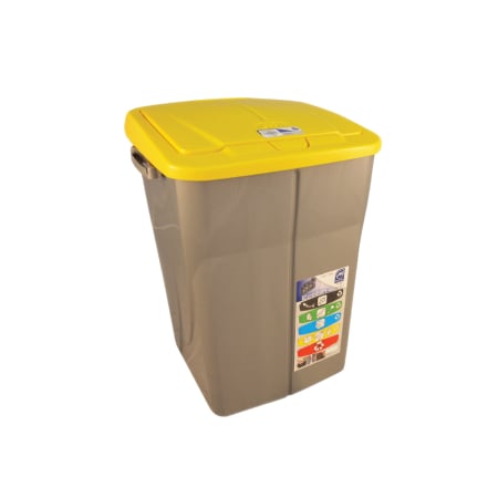 Cosuri pentru colectare selectiva - Cos Ecobin pentru colectare selectiva a deseurilor, 45 l, galben