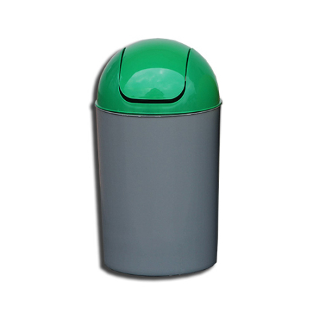 Cosuri pentru colectare selectiva - Cos Flip-Flap colectare selectiva, 12 litri, capac verde
