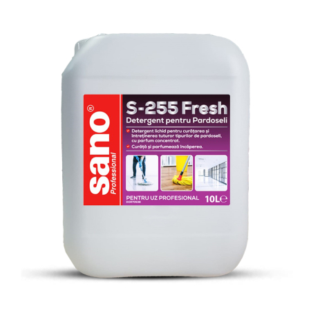 Produse curatenie pentru birou - Detergent concentrat pentru pardoseli Sano floor S-255, 10 l